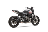 Yoshimura 19660AP520 AT2 Race FS SS/SS/CF Works Exhaust for 2021–2023 Triumph Trident 660