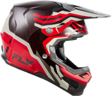 Fly Racing Formula S Carbon Byte Helmet Red Carbon/Red/Grey XL, Part 73-4451X