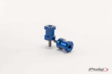 PUIG Hi-Tech 6mm Blue Swingarm Spools, Part Number 5922A