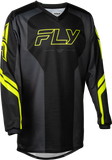 FLY RACING 380-220YS Youth F 16 Raze Jersey Black/Grey YS