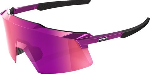 100% Aerocraft Sunglasses - Purple Chrome - Purple Mirror 60032-00014