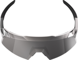 100% Aerocraft Sunglasses - Black Chrome - HiPER Silver 60032-00015