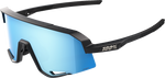 100% Slendale Sunglasses - Matte Black - HiPER Blue Multilayer Mirror Lens 60057-00003