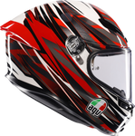 AGV K6 S Helmet - Reeval - White/Red/Gray - XL 2118395002-023-XL
