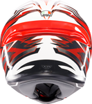 AGV K6 S Helmet - Reeval - White/Red/Gray - XL 2118395002-023-XL
