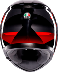 AGV K3 Helmet - Striga - Black/Gray/Red - Small 2118381004-018-S
