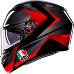 AGV K3 Helmet - Striga - Black/Gray/Red - XL 2118381004-018-XL