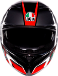 AGV K3 Helmet - Striga - Black/Gray/Red - XL 2118381004-018-XL