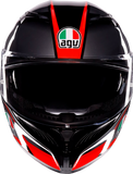 AGV K3 Helmet - Striga - Black/Gray/Red - Large 2118381004-018-L