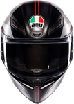 AGV K1 S Helmet - Lap - Matte Black/Gray/Red - Large 2118394003-034-L