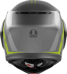 AGV Streetmodular Helmet - Resia - Matte Gray/Black/Yellow Fluo - 2XL 21182960020072X