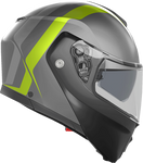 AGV Streetmodular Helmet - Resia - Matte Gray/Black/Yellow Fluo - 2XL 21182960020072X