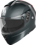 AGV Streetmodular Helmet - Resia - Matte Gray/Silver/Red - Small 2118296002006S
