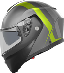 AGV Streetmodular Helmet - Resia - Matte Gray/Black/Yellow Fluo - Small 2118296002007S