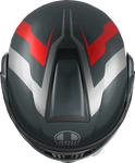 AGV Streetmodular Helmet - Resia - Matte Gray/Silver/Red - Small 2118296002006S