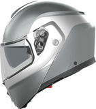 AGV Streetmodular Levico Modular Motorcycle Helmet Double Light Gray Medium 2118296002004M
