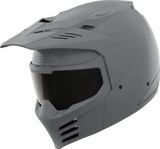 ICON Elsinore Monotype Motorcycle Helmet, Gray, XS – Part Number 0104-3322