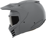 ICON Elsinore Monotype Motorcycle Helmet, Gray, XS – Part Number 0104-3322