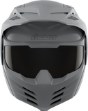 ICON Elsinore Monotype Motorcycle Helmet, Gray, XS – Part Number 0104-3322