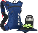 USWE Moto 3L Hydration Pack, Factory Blue, No Dancing Monkey 1.2 Harness, Part 5203090039