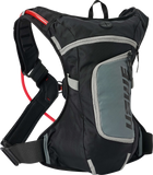 USWE Moto Hydration Pack 4L Black/Gray with 3L Bladder, No Dancing Monkey Harness, Part 204059001