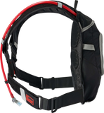 USWE Moto Hydration Pack 4L Black/Gray with 3L Bladder, No Dancing Monkey Harness, Part 204059001