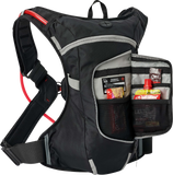 USWE Moto Hydration Pack 4L Black/Gray with 3L Bladder, No Dancing Monkey Harness, Part 204059001