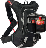 USWE Moto Hydration Pack, 8L, Black/Gray, 100 oz, Part Number 5208085001