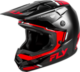 FLY Racing Kinetic Verdict Helmet Black/Red/White 2X - Off-Road Motorcycle Helmet with Advanced Ventilation and Safety Features