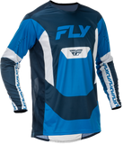 Fly Racing Lite Jersey Blue/White Large – Advanced Ventilation Motorcycle Jersey
