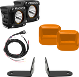 RIGID Industries RZR A-Pillar Light Kit with Revolve Pods, Part Number 41673