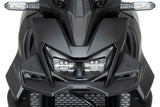 PUIG Downforce Front Spoiler Matte Black for 2025-2026 Honda CB750 Hornet, Part 22427J