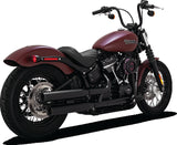 Vance & Hines 18-22 Harley-Davidson Softail Eliminator 300 PCX Slip-Ons Exhaust - Black, 46312
