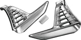 Kuryakyn 3913 Louvered Battery Box Cover, Chrome, 2001-2005 Honda GL1800 Gold Wing