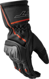 RST S1 Black/Red Leather Motorcycle Gloves, 2XL – Part Number 103650RED-12