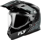 Fly Racing Trekker Granite Helmet Black/Grey 2X, Part Number 73-70412X