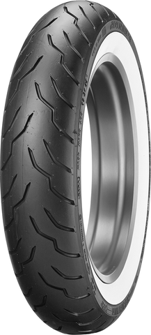 DUNLOP American Elite Front Motorcycle Tire 130/90B16 Wide Whitewall 67H for Harley-Davidson