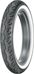 Dunlop D401 Front Cruiser Tire 100/90-19 with Wide Whitewall for Harley-Davidson