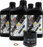 Klotz Oil KU-109 Kawasaki 10W-40 SXS Engine Oil Change Kit
