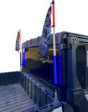 WHIPITLIGHTRODS 3-Foot Red, White and Blue LED Light Whip SB-RWB-132