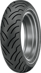 Dunlop American Elite Rear Tire MT90B16 for Harley-Davidson - Narrow Whitewall, Part 45131814