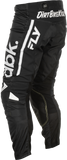 Fly Racing Kinetic Mesh DBK Pants Black/White Size 28 with BOA Fit System