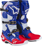 ALPINESTARS Union Tech 10 Boots - Red/White/Blue - US 9 2010020-3372-9