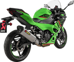 AKRAPOVIC Slip-On Line Muffler - Titanium - Ninja 500/Z500 S-K5SO1-HRT