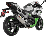 AKRAPOVIC Slip-On Line Muffler - Titanium - Ninja 7/Z7 Hybrid S-K4SO9-HRT