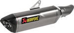 AKRAPOVIC Slip-On Line Muffler - Titanium - Ninja 500/Z500 S-K5SO1-HRT