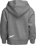 THOR Youth Brave Pullover Hoodie, Heather Gray, Small, Part Number 3052-0710