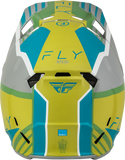 Fly Racing Formula CC Strike Helmet Matte Gray/Green/Teal Small 73-4365S