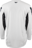 FLY RACING Small Kinetic Mesh Jersey White/Black 380-310S