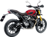 LeoVince LV-10 Slip-On Muffler for Scrambler and Speed 400, Black Stainless Steel, Part Number 15268BU